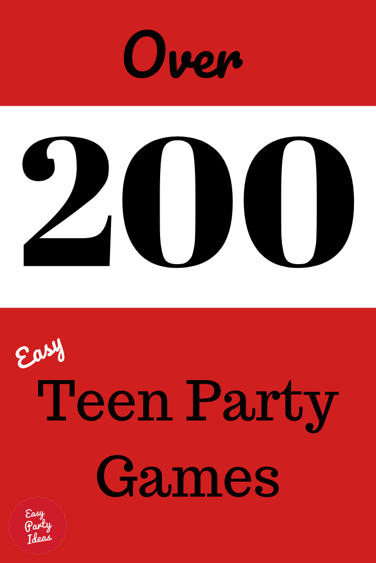 teen girls birthday party games