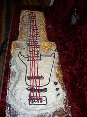 Guitar Cake. Square One Homemade Treats